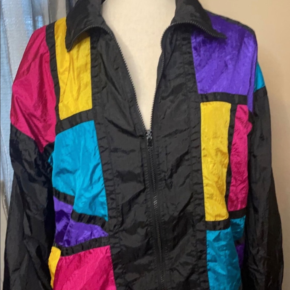 Vintage Slade Colorblock Windbreaker